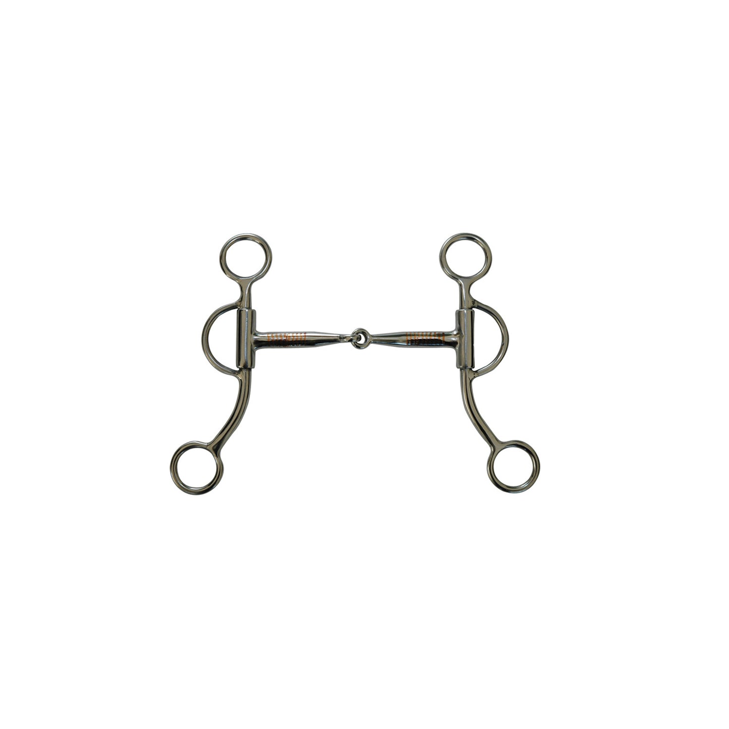Mordida Western inox varillas cortas inserciones de cobre Pool's
