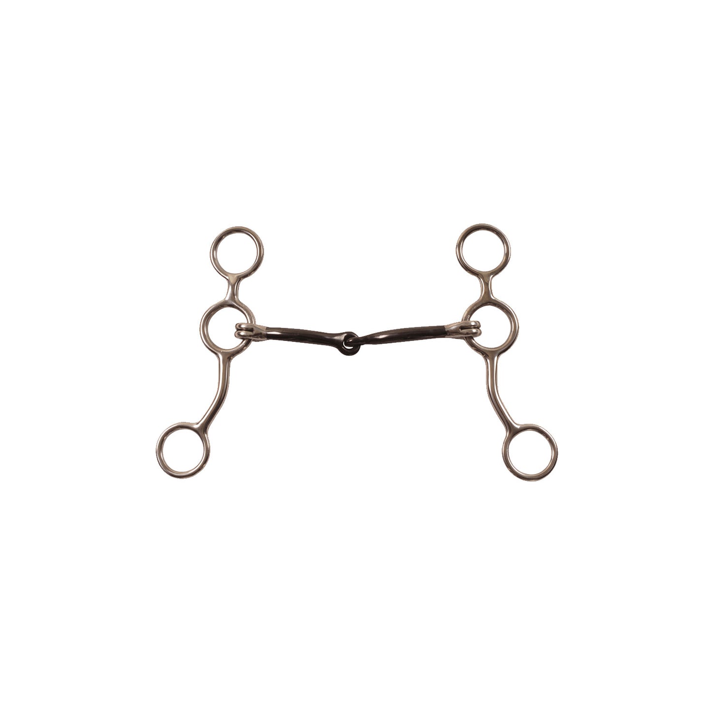 Bocado western barrel embocadura hierro negro Pool's