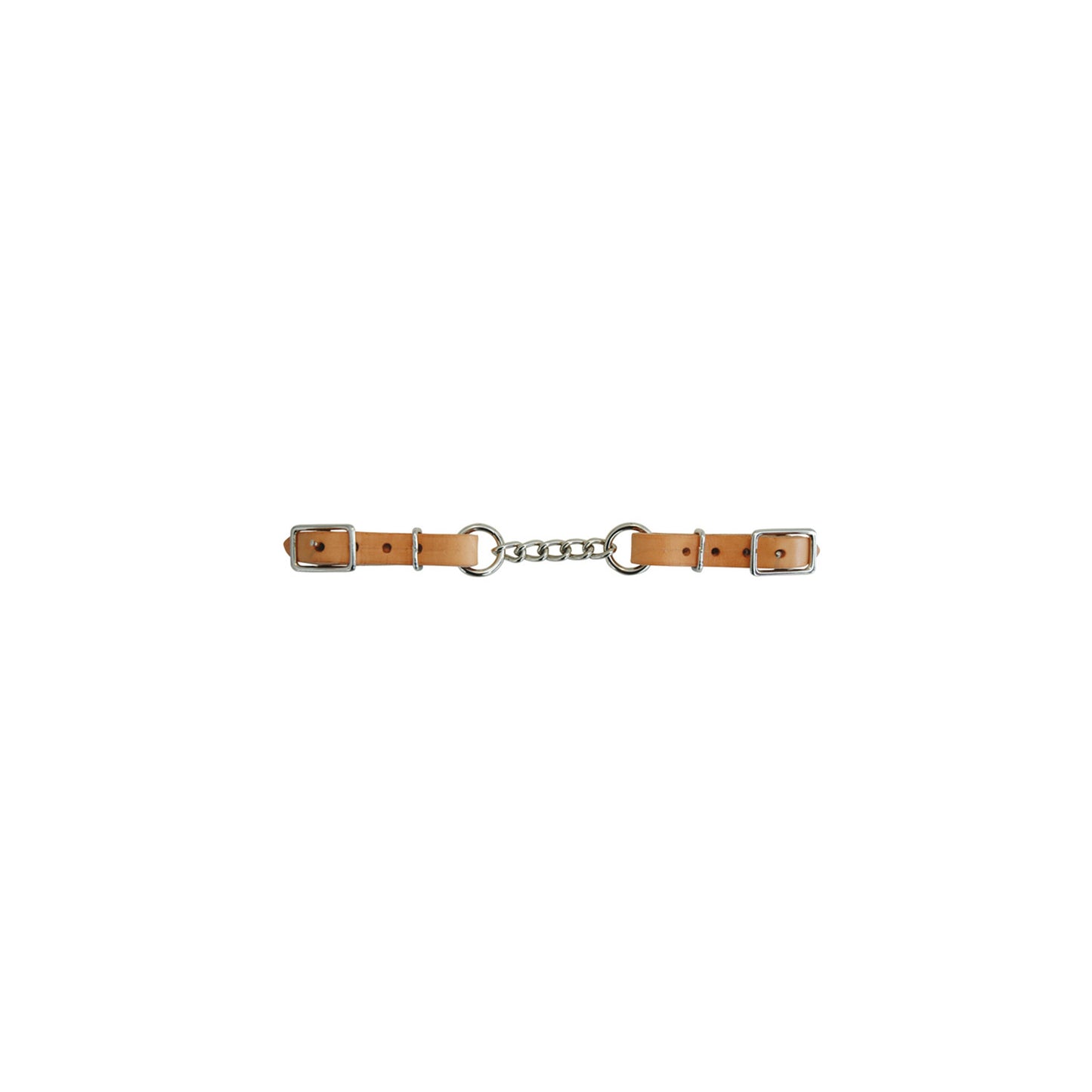 Barbozal de cuero con cadena Lakota - Natural