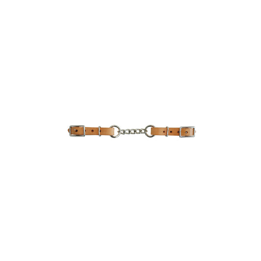 Barbozal de cuero con cadena Lakota - Natural