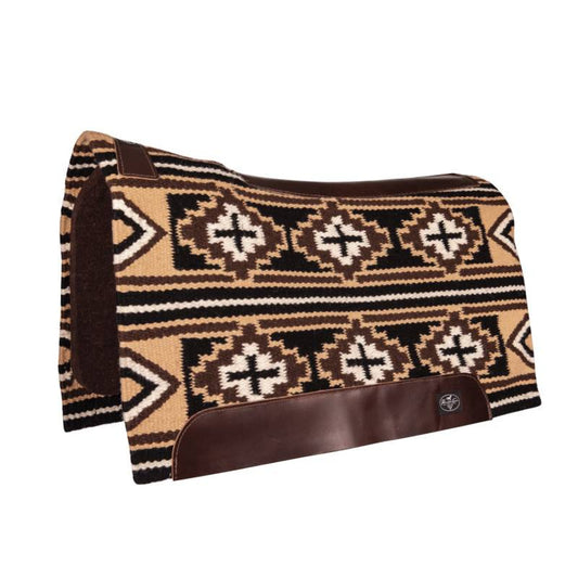 Sudadero western prensado al vapor con inserciones de cuero Professional's Choice - Black/Tan