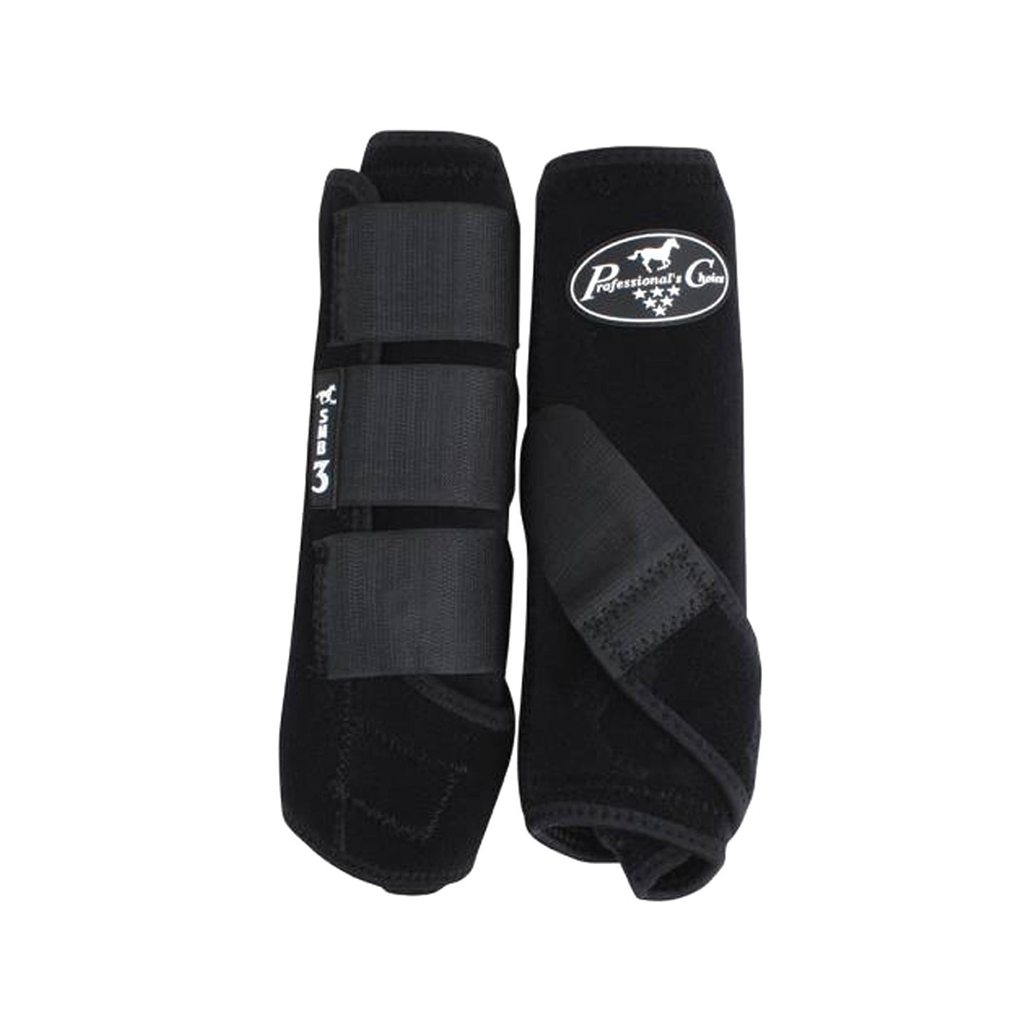 Combo 2x botas frescas de rodilla Professional's Choice - Negro