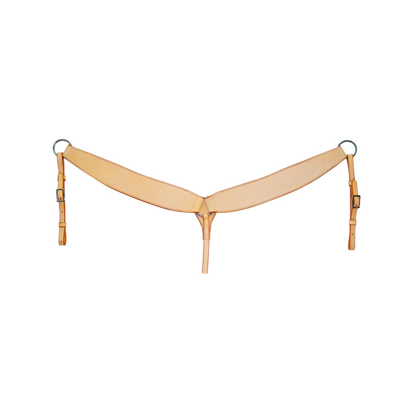 Pechera de cuero liso Lakota - Coñac