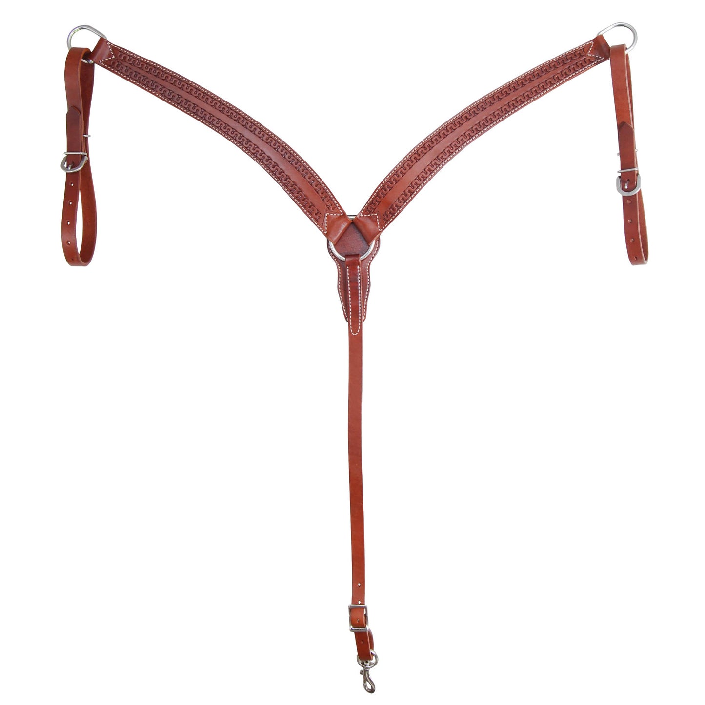 Pechera wester con trabajo snake Pool's - Coñac