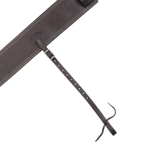 Silla Wade western dusty con cinchuelo trasero Pool's - Dark Brown/Natural