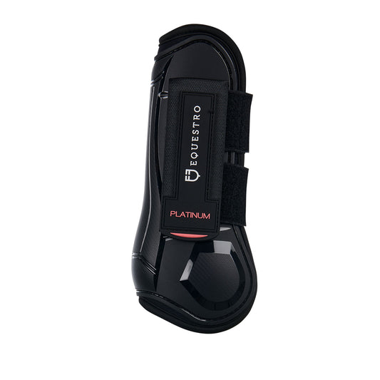 Juego de protectores de tendones y menudillos cerrados en TPU y neopreno Equestro - Negro