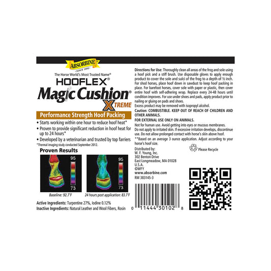 Almohadilla para cascos magic cushion xtreme (1,8 kg) Absorbine
