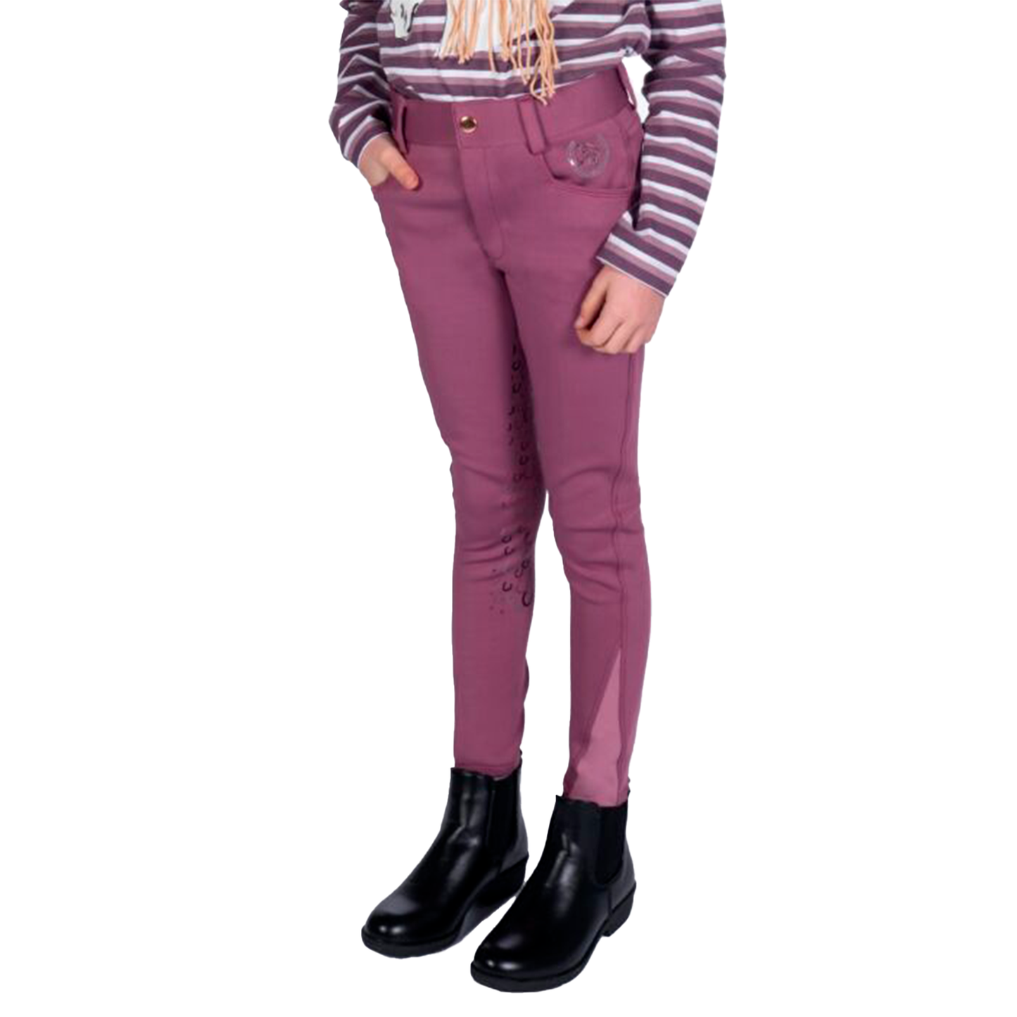 Pantalones De Montar -Alva- C. Full Silicona HKM-Rincón del Valle