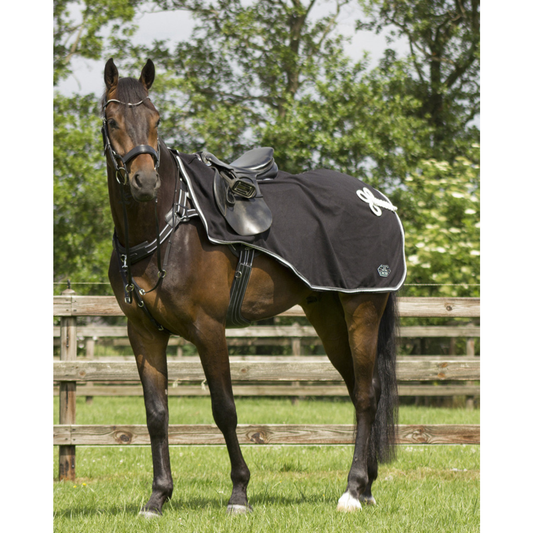 Manta Riñonera Con Adorno QHP para equitación - vista 2