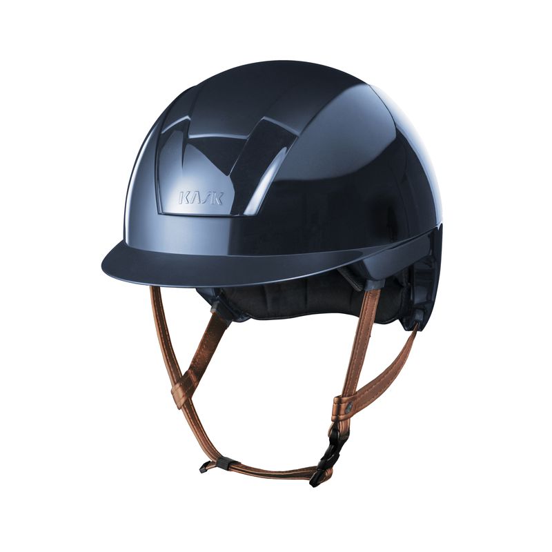 Helmets Kask Riding Helmet Kooki with Brown Chin Strap detalle 5