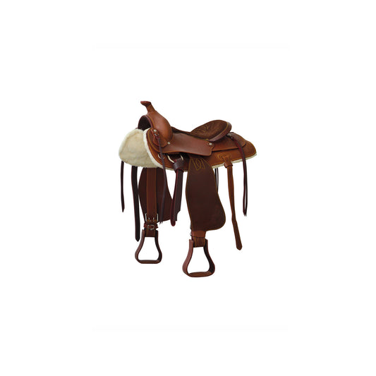 Silla Reiner modelo Prime Quarter Lakota - Marrón
