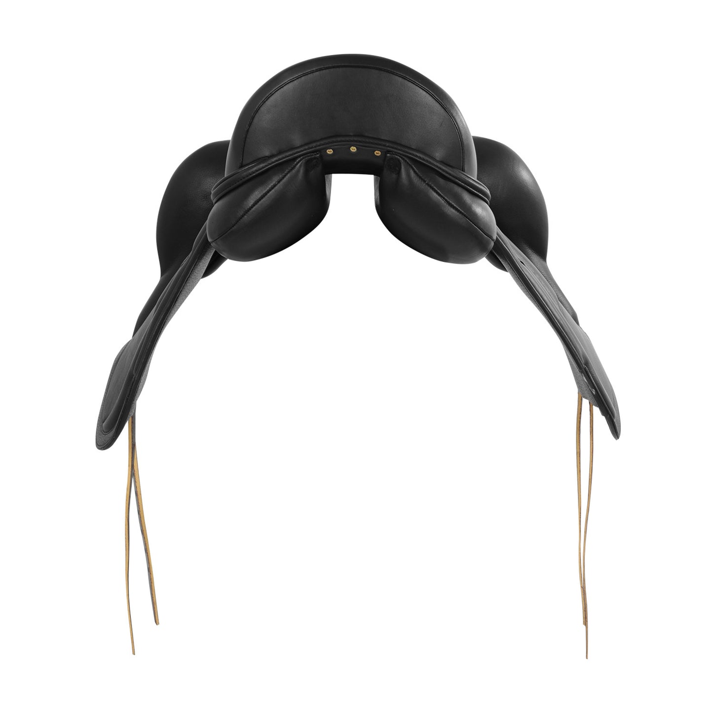 Silla de doma monafaldón de cuero Equestro - Negro