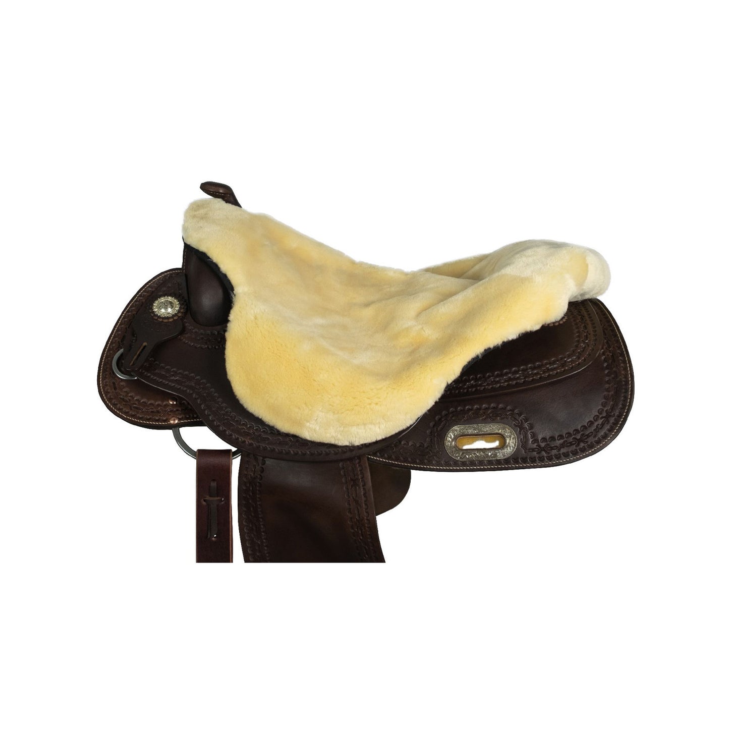 Funda de asiento western de borrego sintético Umbria Equitazione