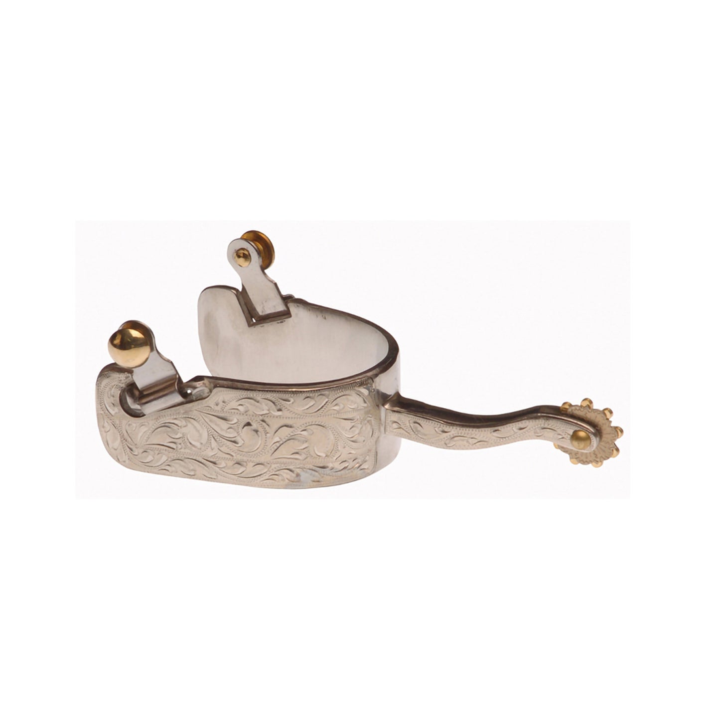 Espuelas western inox anchas decoradas Lakota