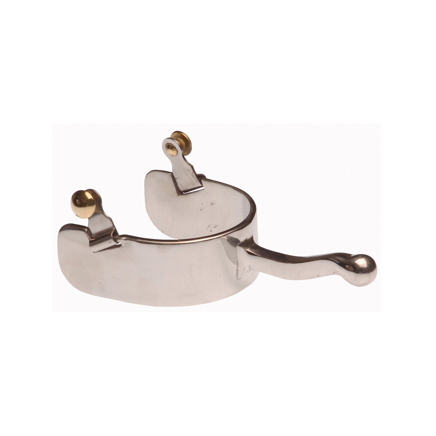 Espuelas western inox anchas bolita Lakota