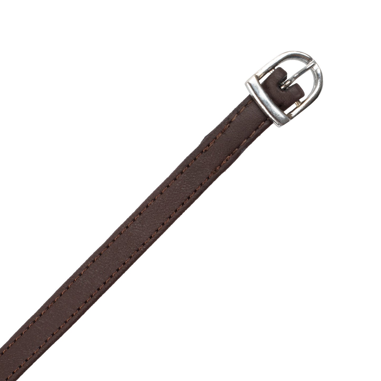 Correas de espuelas cuero interior nylon Pro-Light - Marrón oscuro