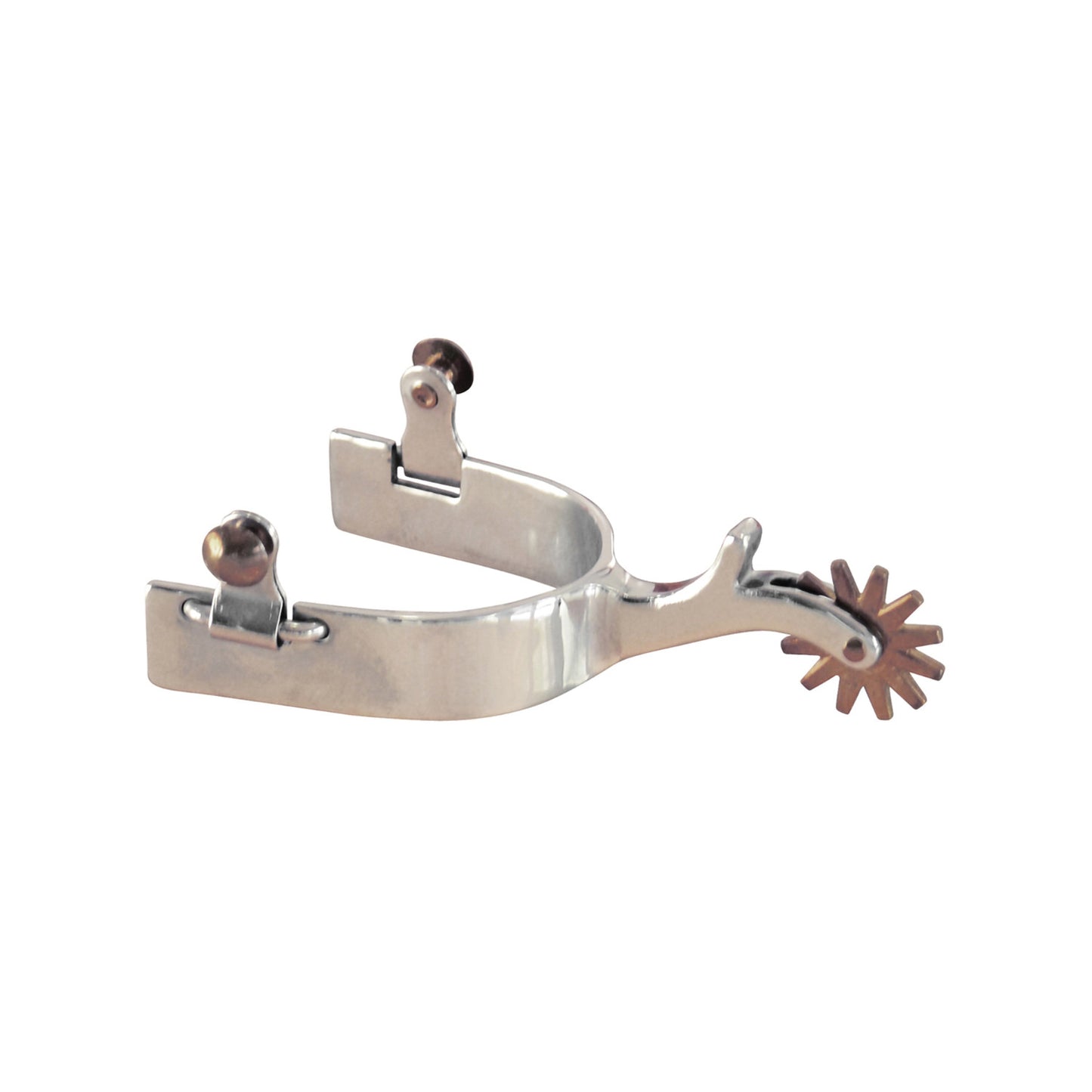 Espuelas western inox rueda latón Pool's