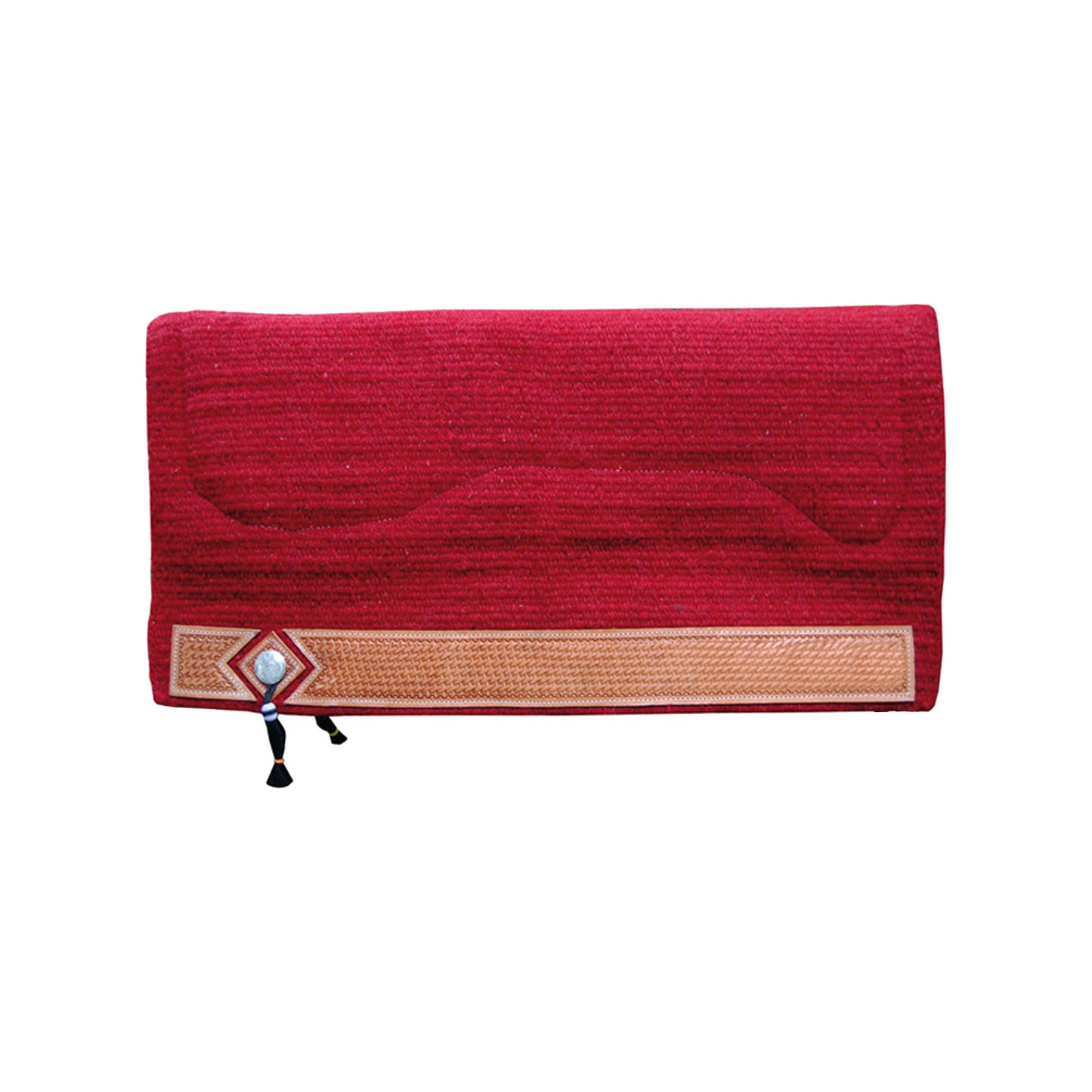 Manta western show alpaca basket Pool's - Rojo
