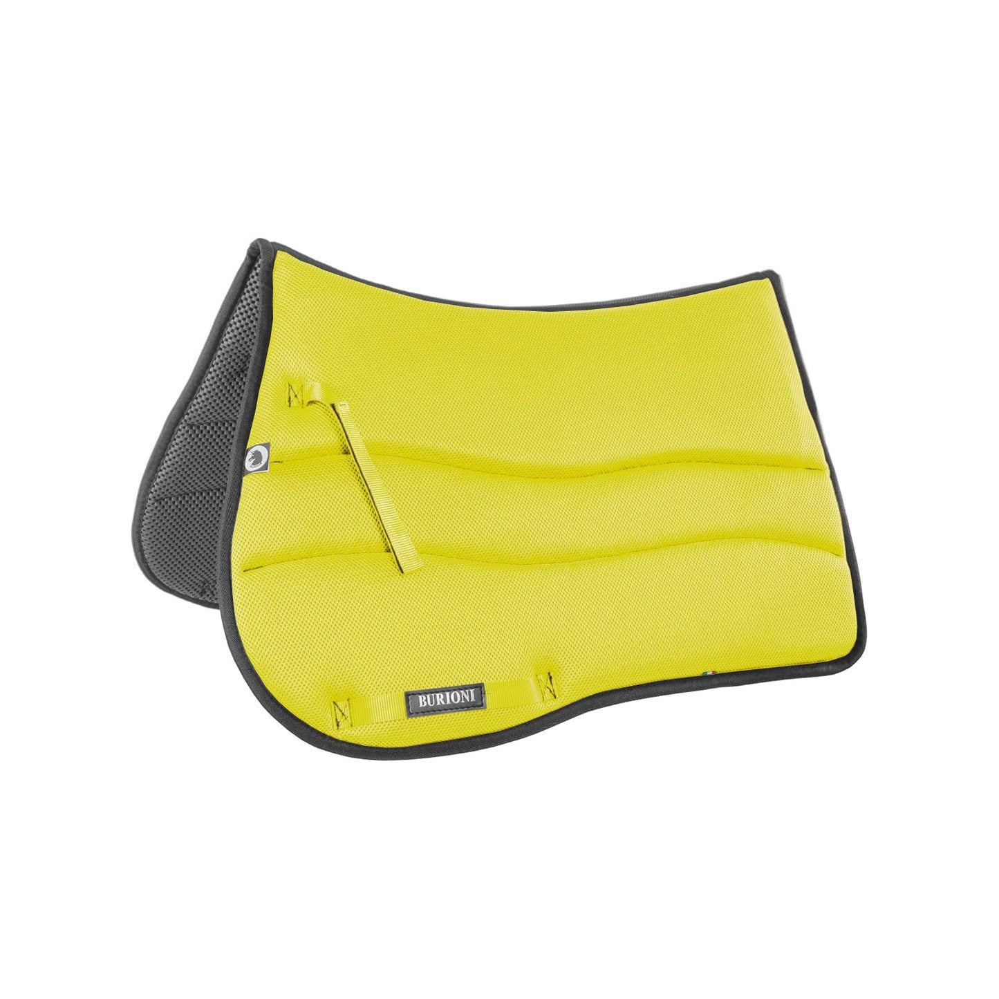 Mantilla inglesa rectangular Techno con Sympa Burioni - Yellow Fluo