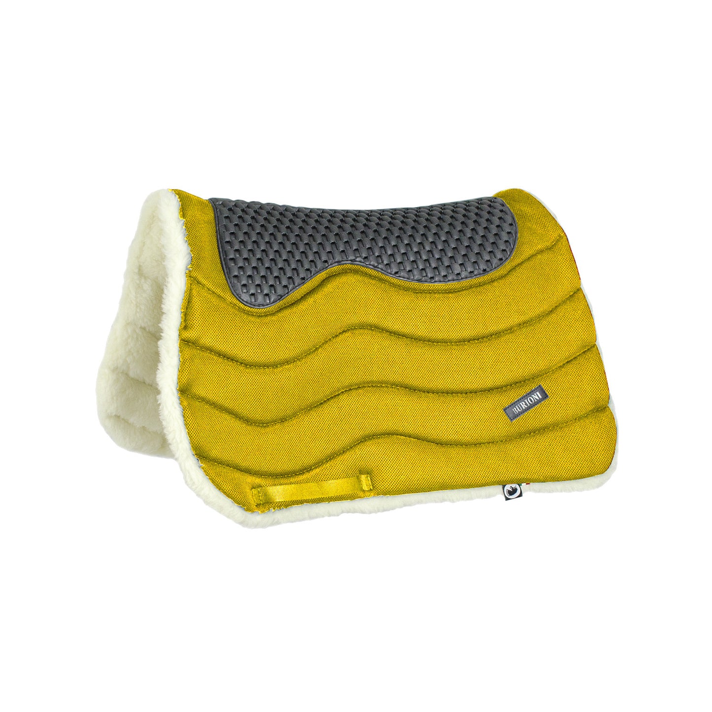 Travesín trekking tt/lana + almohadilla de pluma Burioni - Amarillo