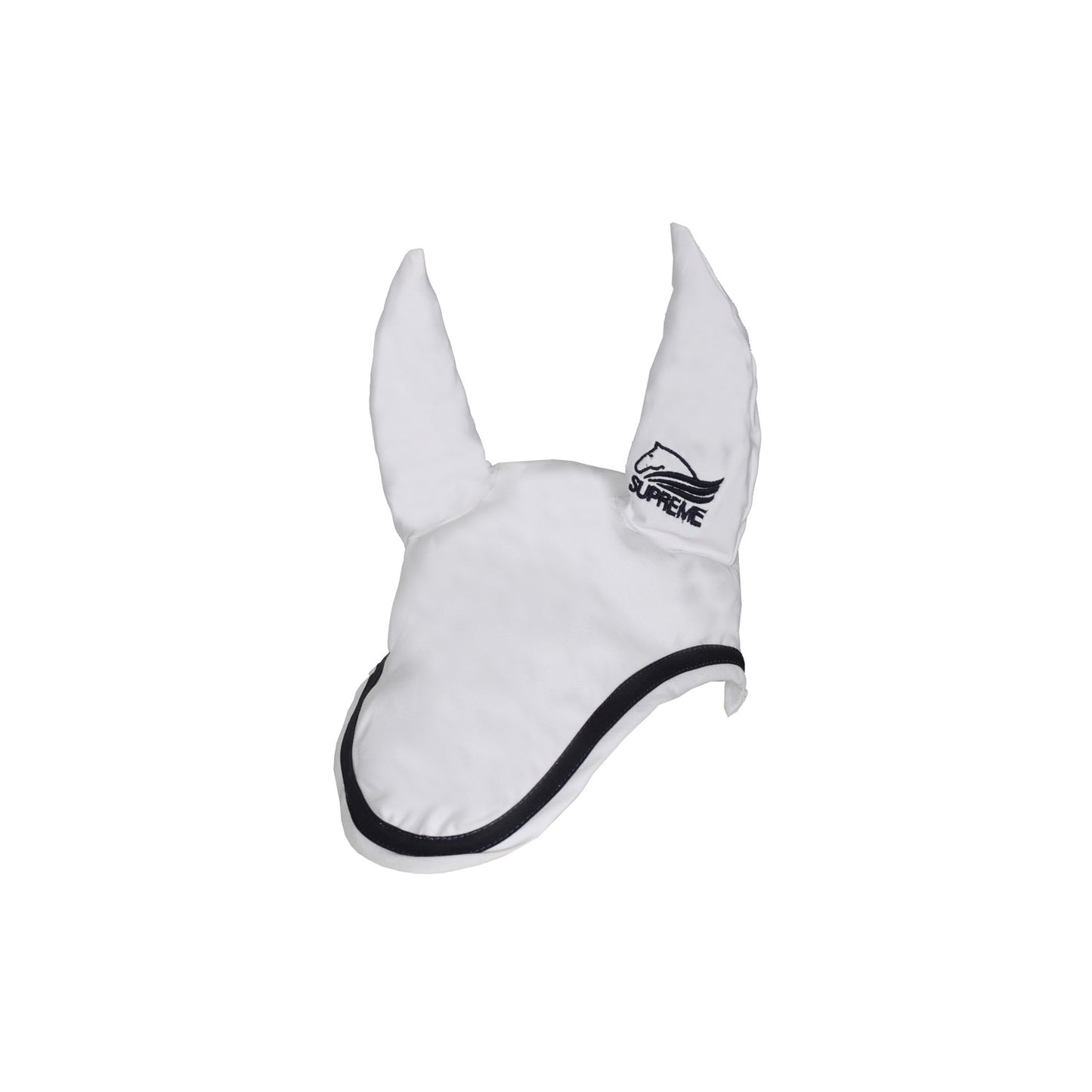 Cofia pony de algodón con ribete en contraste Supreme - White/Navy