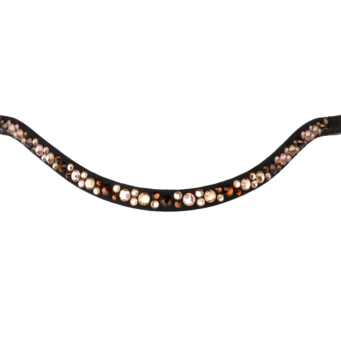 Frontal con strass modelo Spirit Supreme - Black/Gold