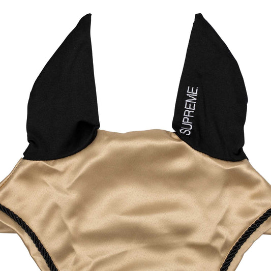 Cofia satinada con orejas elásticas Supreme - Beige