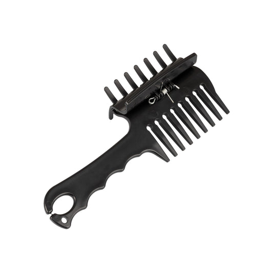 Peine para crin con mango ergonómico Supreme - Negro
