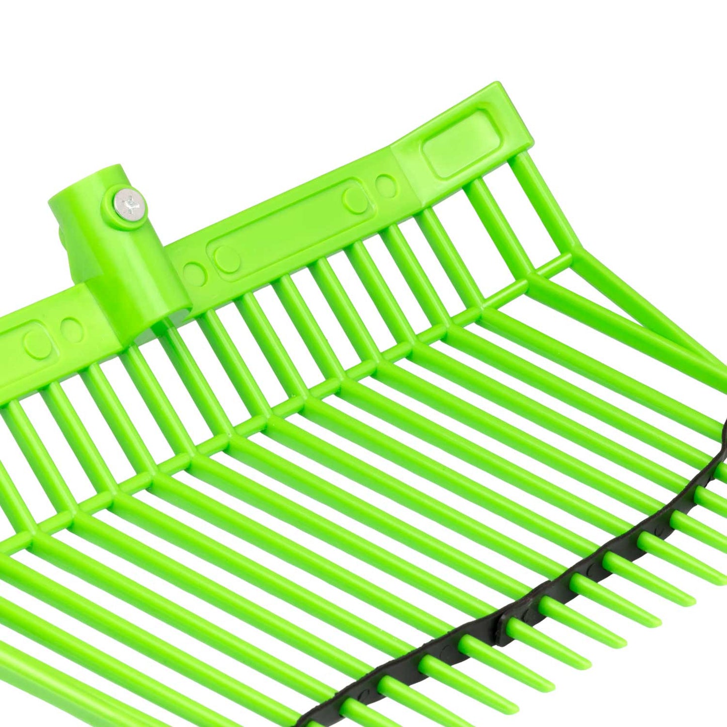 Rastrillo multiuso de dientes finos en plástico resistente Supreme - Verde