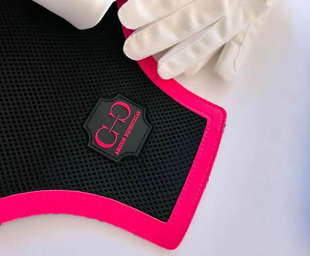 Orejera 3D Rosa Anccor Equestrian-Rincón del Valle