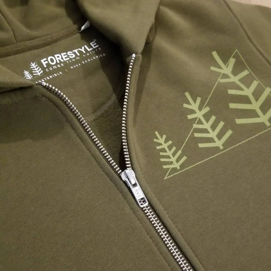 Sudadera con Cremallera Forestyle-Rincón del Valle