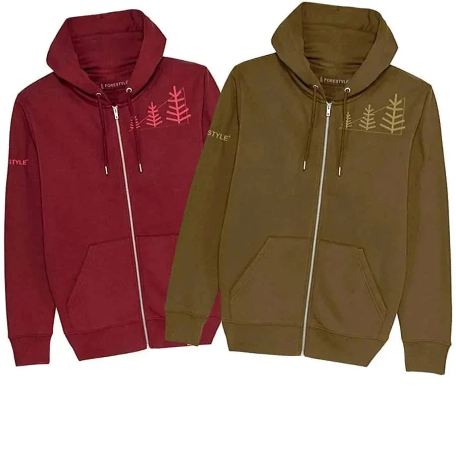 Sudadera con Cremallera Forestyle-Rincón del Valle