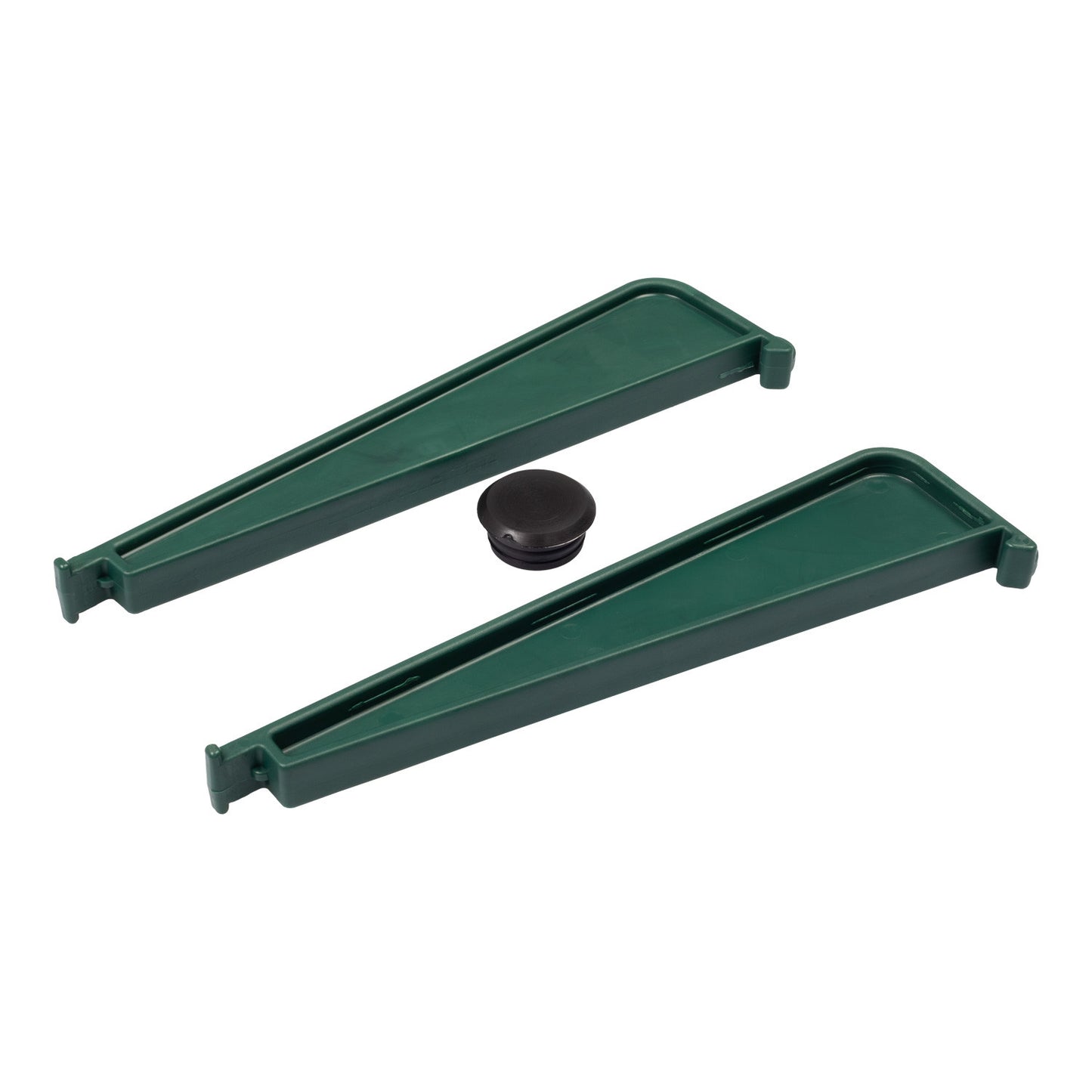Comedero esquinero con borde de metal y dos soportes para pared. Capacidad 16 litros AmaHorse
