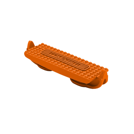 Pedanas de colores, estribos de polímero premium Compositi - Naranja
