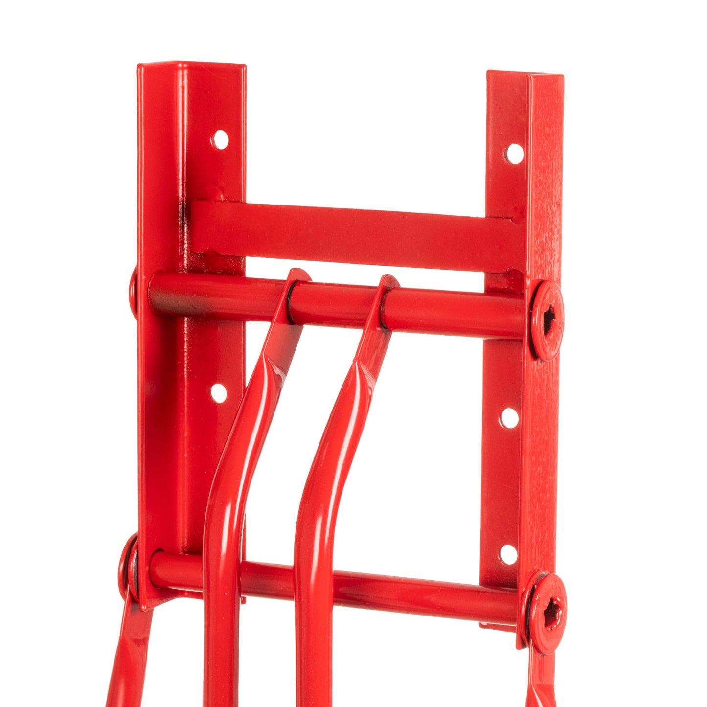 Soporte de silla de pared articulado inglés Umbria Equitazione - Rojo