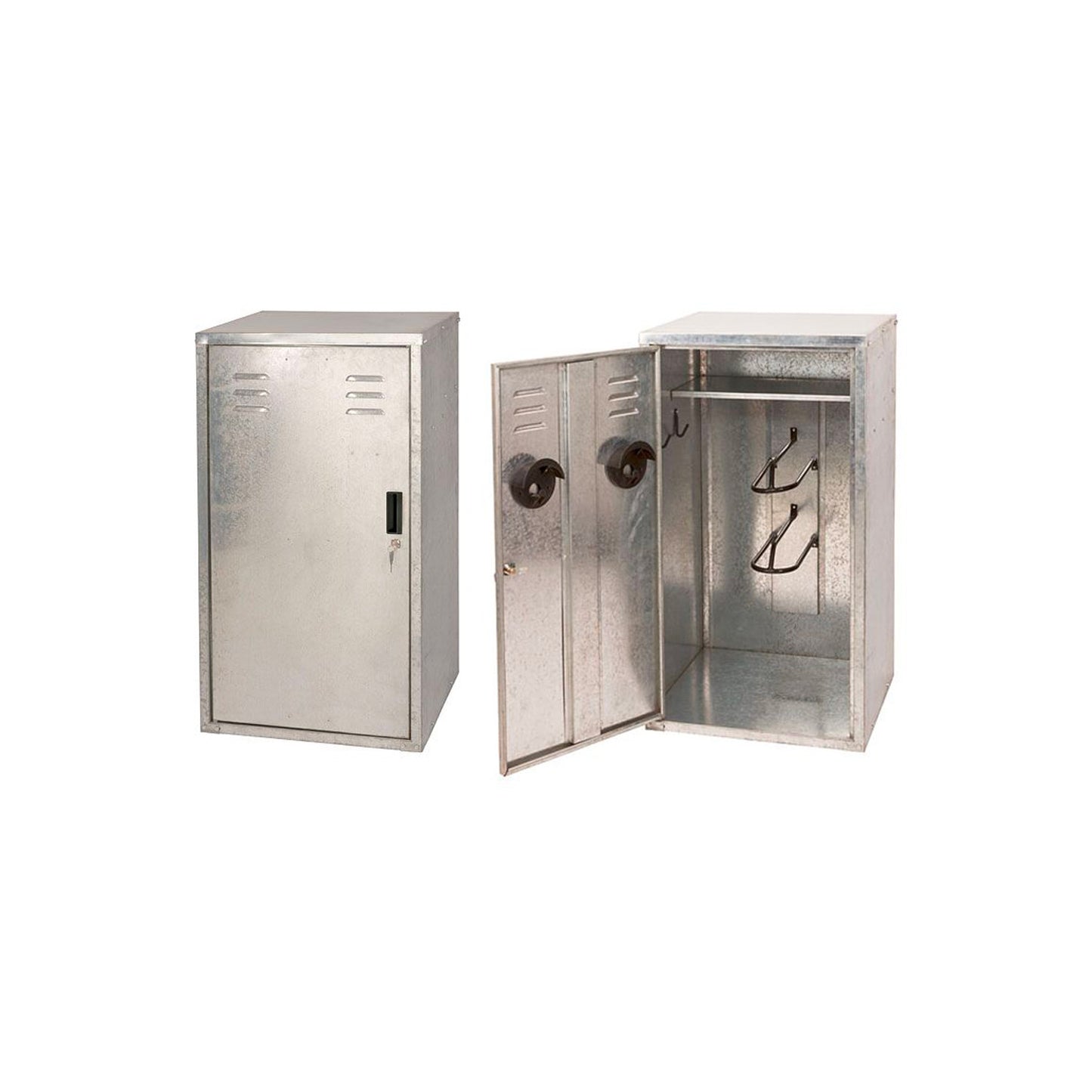 Armario portasillas en chapa galvanizada 106x60x60 cm Kerbl