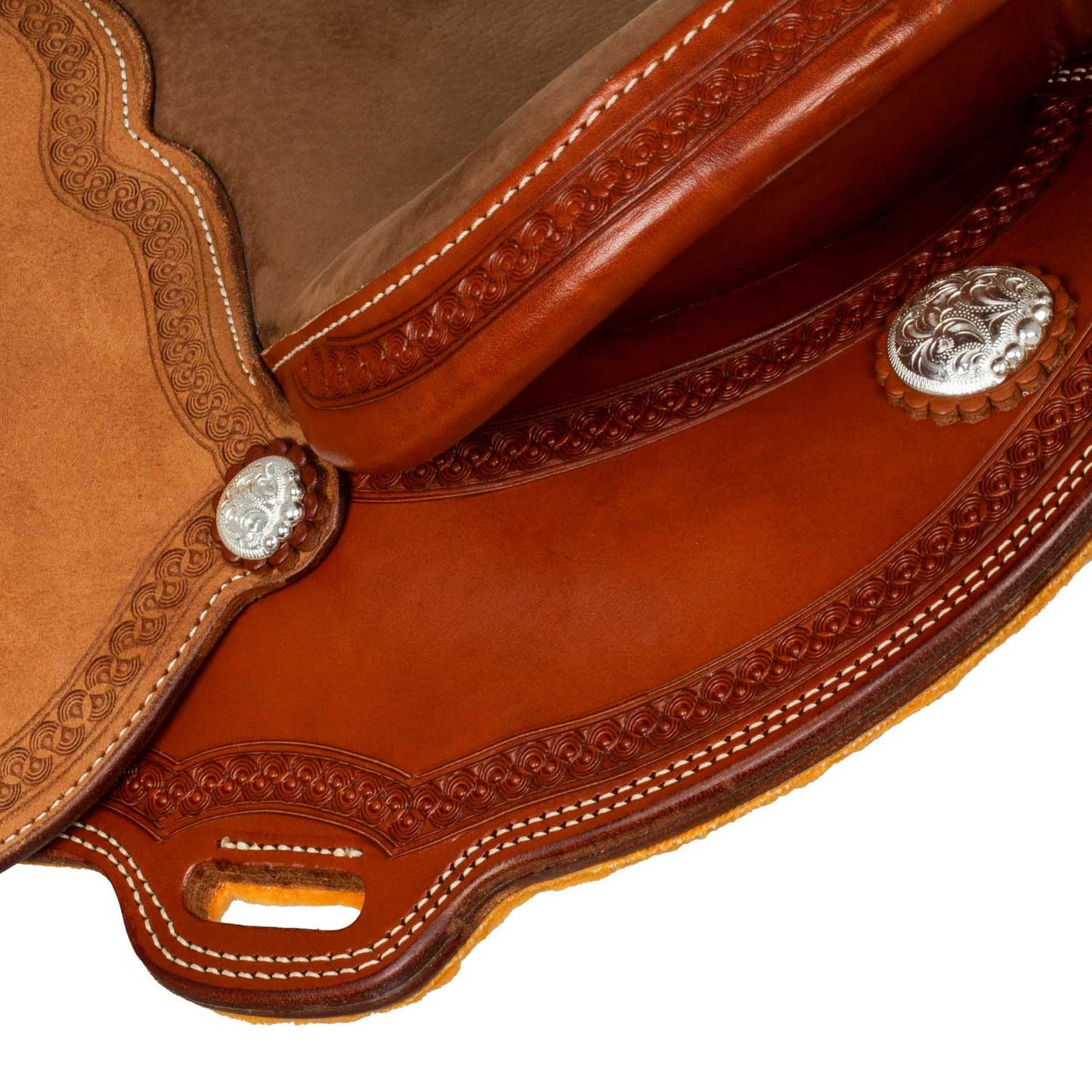Selle Westwood classic ladywade coñac reverse natural border #81 - Cognac Reverse / Nabuck 5020