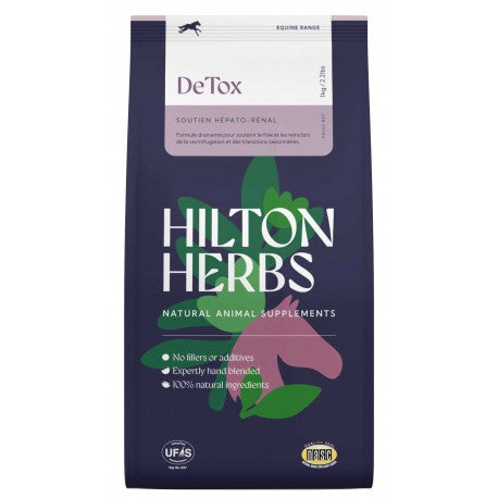 Alimento complementario - DeTox - Hilton Herbs para equitación