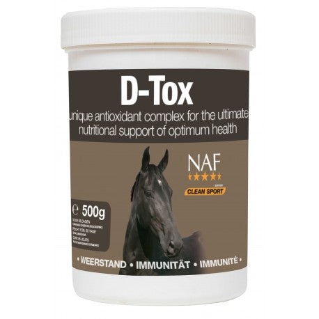 Alimento complementario - dTox - Naf para equitación