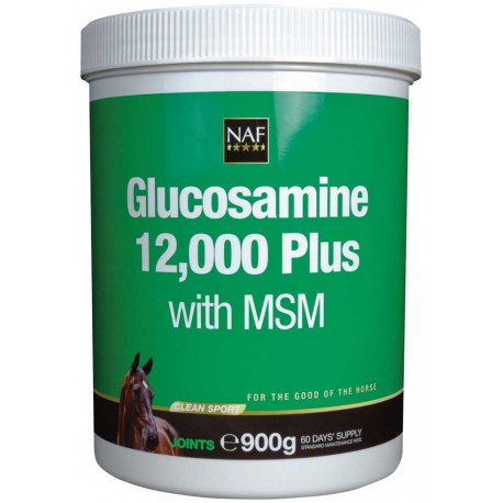 Alimento complementario - Glucosamine 12,000 + MSM - Naf - T.12 para equitación