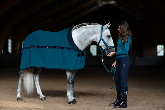 Manta Polar Aurora Blues Equestrian Stockholm para equitación - vista 2