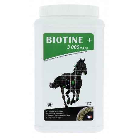 Cascos Biotina - Biotine+ 3000 mg/kg - Odm para equitación