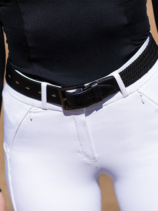 Braided Daily cinturón Equestrian Stockholm Daily Braided cinturón Black Edition para equitación - vista 2