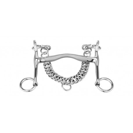 Embocaduras Bocado de brida - Satinox ramas cortas - Sprenger para equitación