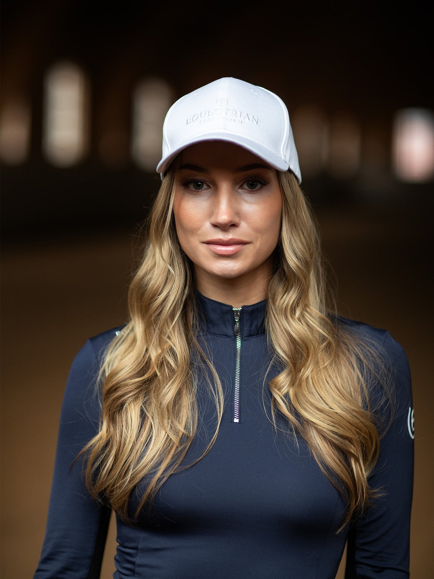 Cap Equestrian Stockholm Cap White detalle 4