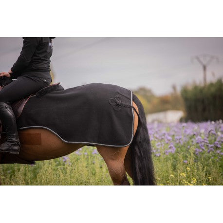 Accesorio ecuestre Cubre riñones polar Diagonal - Paddock para equitación
