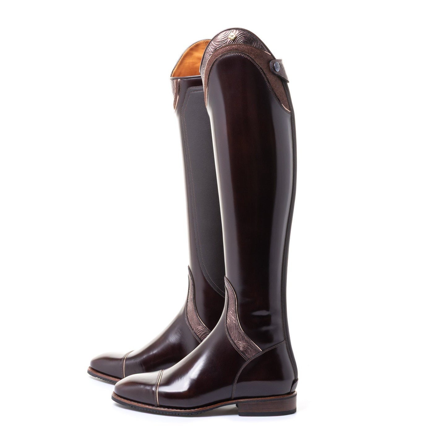 Botas de equitación DeNiro S2601 CUSTOM DUNE ROSETO BROWN para equitación - vista 6
