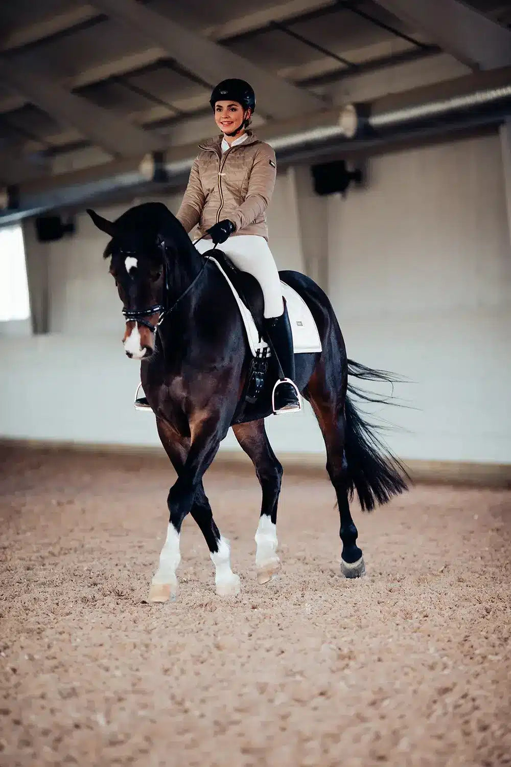 Mantilla de Doma White Perfection Gold Equestrian Stockholm-Rincón del Valle