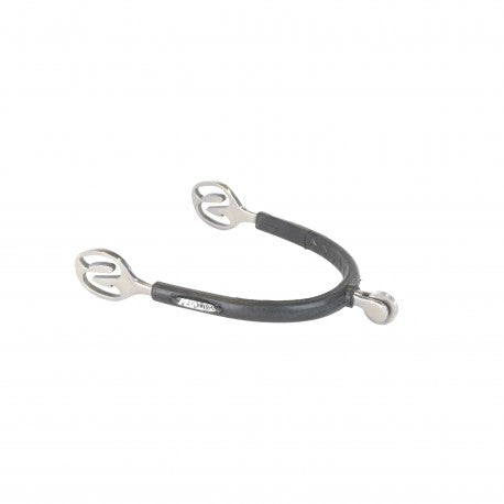 Espuelas – cabeza redonda de zinc - Metalab - Rojo para equitación