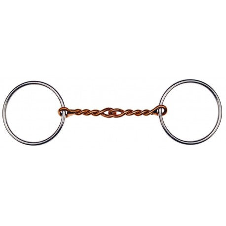 Embocaduras Filete 2 anillas - Retorcido - Feeling para equitación